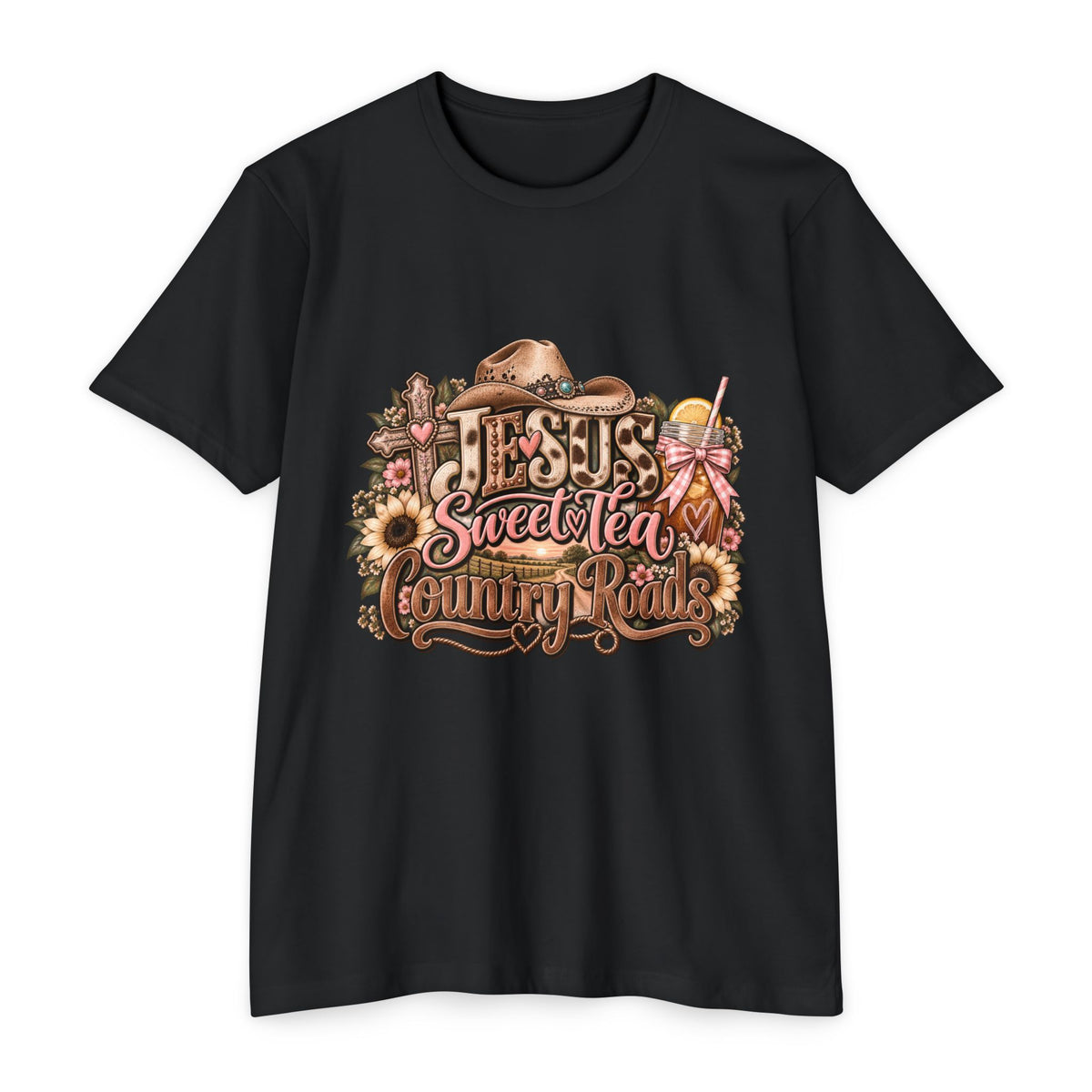 Jesus, Sweet Tea & Country Roads T-Shirt