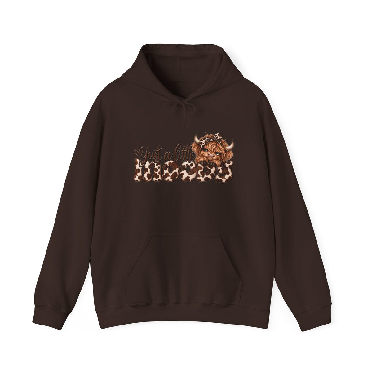 Buffalo Leopard Print Hoodie – 'Just a Lil' Wild' Graphic Sweatshirt