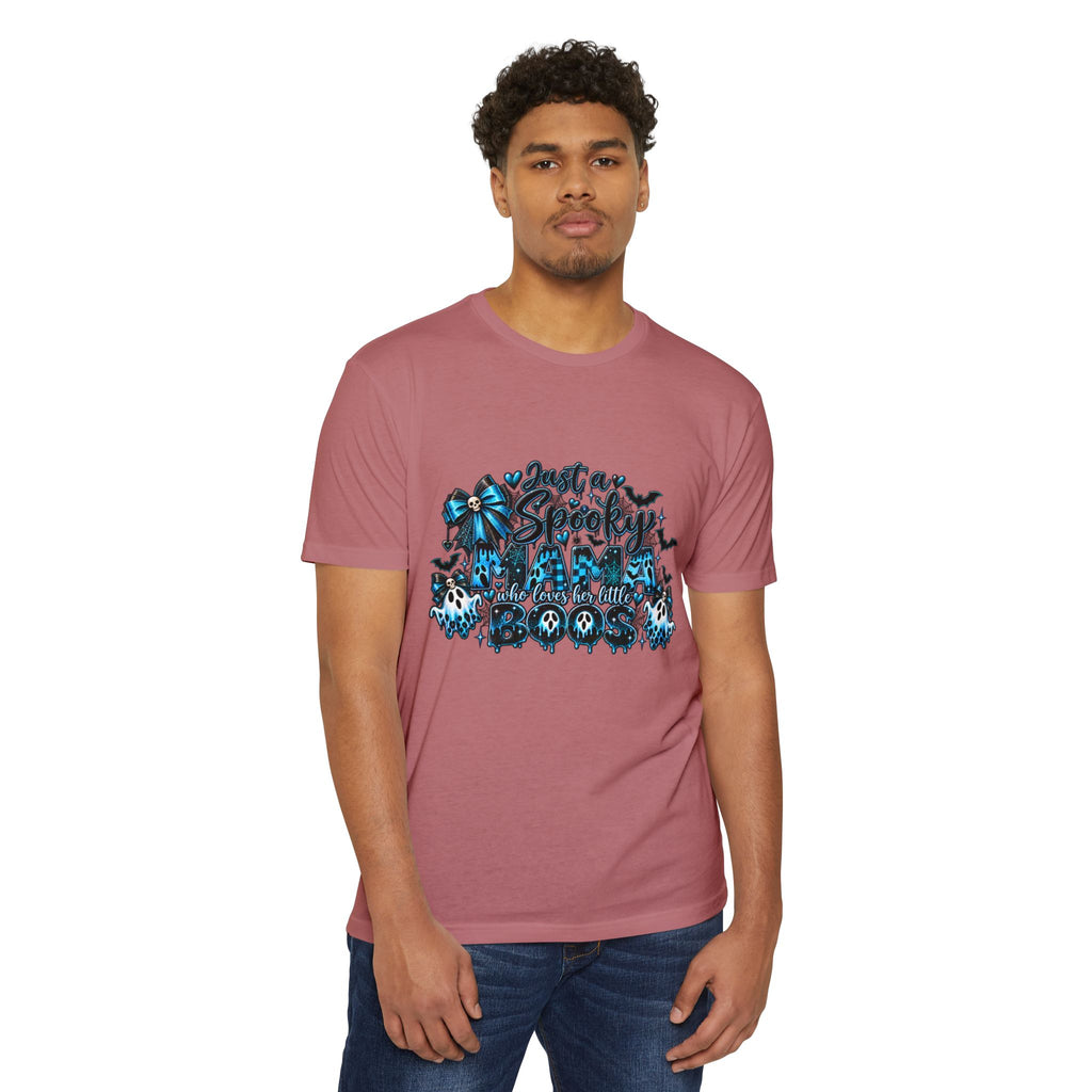 Spooky Cute Blue Skull Halloween T-Shirt
