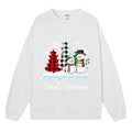 Christmas ladies' top snowman Christmas tree hoodie