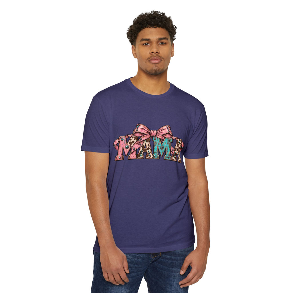 Mama Leopard Bow T-Shirt — Raising Little Humans Cute Graphic Tee