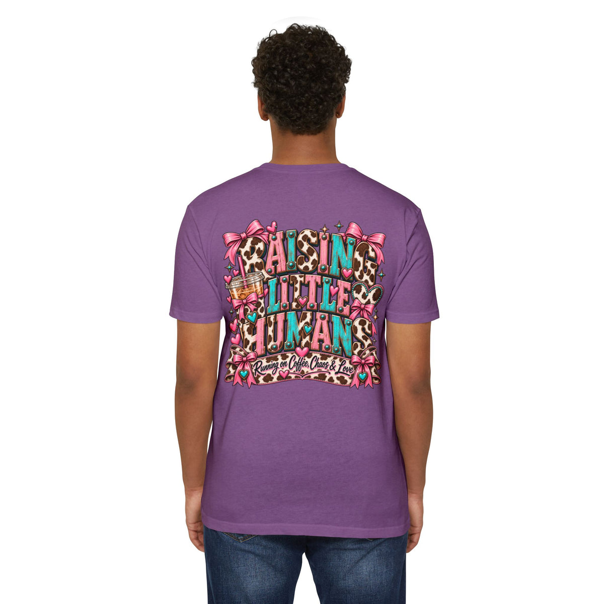 Mama Leopard Bow T-Shirt — Raising Little Humans Cute Graphic Tee