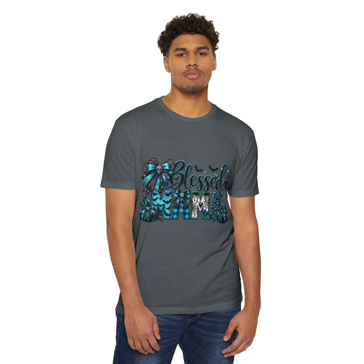 Blessed Homefall T-Shirt — Teal Pumpkin & Fall Gnome Graphic Tee