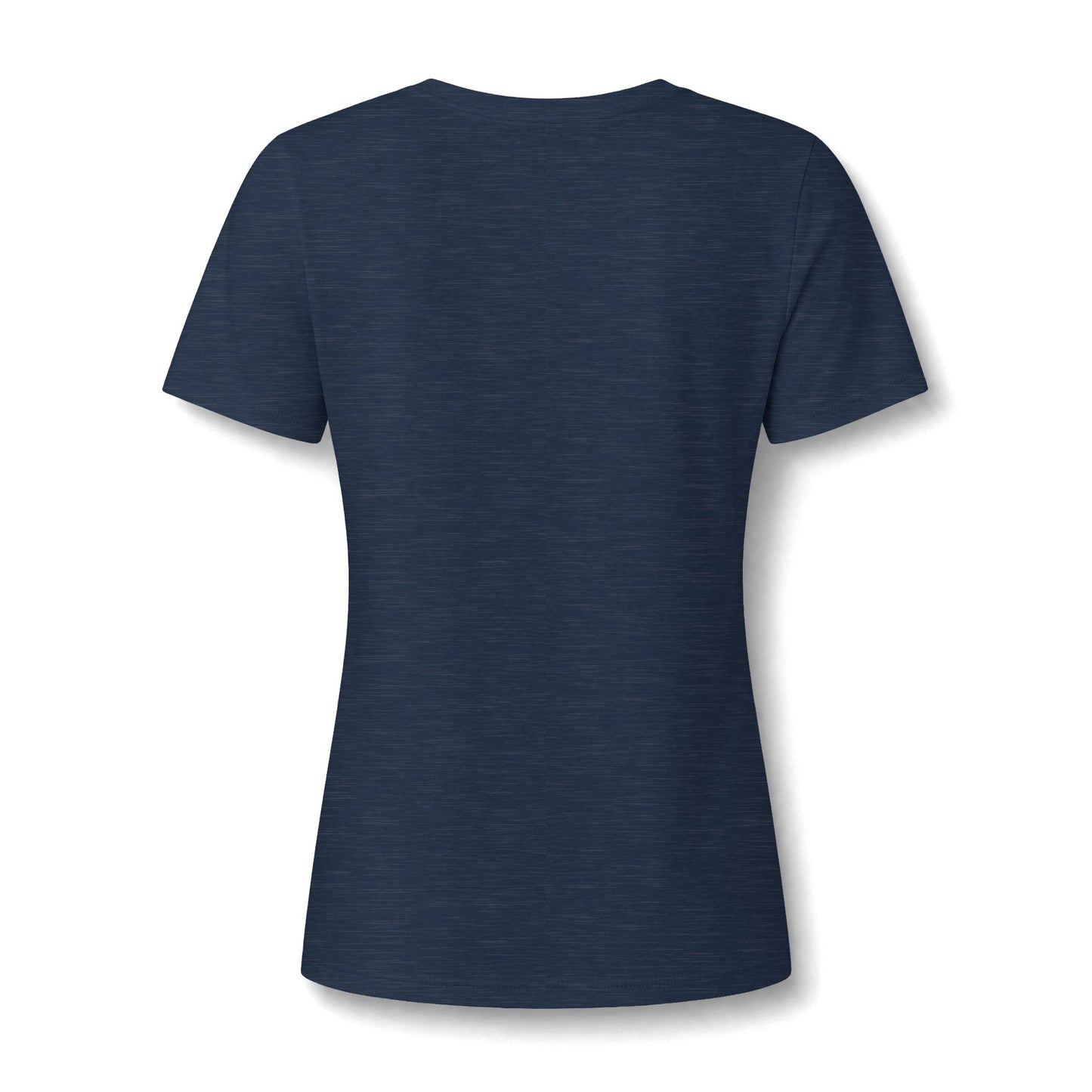 Mama Fall V-Neck Tee — Pumpkin & Autumn Leaves Graphic