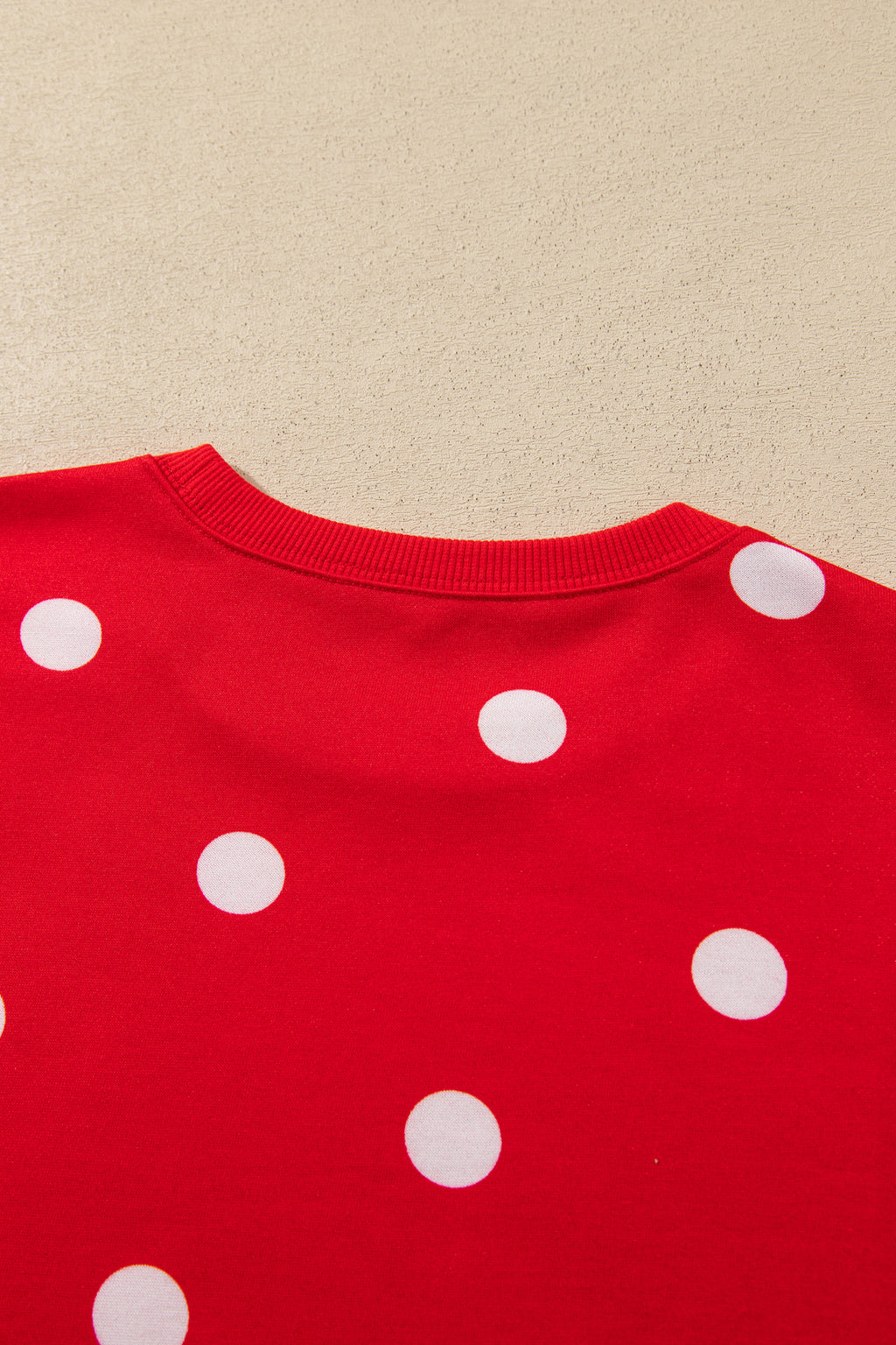 Brown Polka Dot Raw Hem Relaxed Pullover Loose Skort Two Piece Set