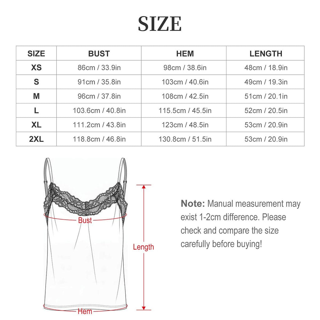 Women Cami Lace Pajama Set Cute Goth Horror Bow Pattern