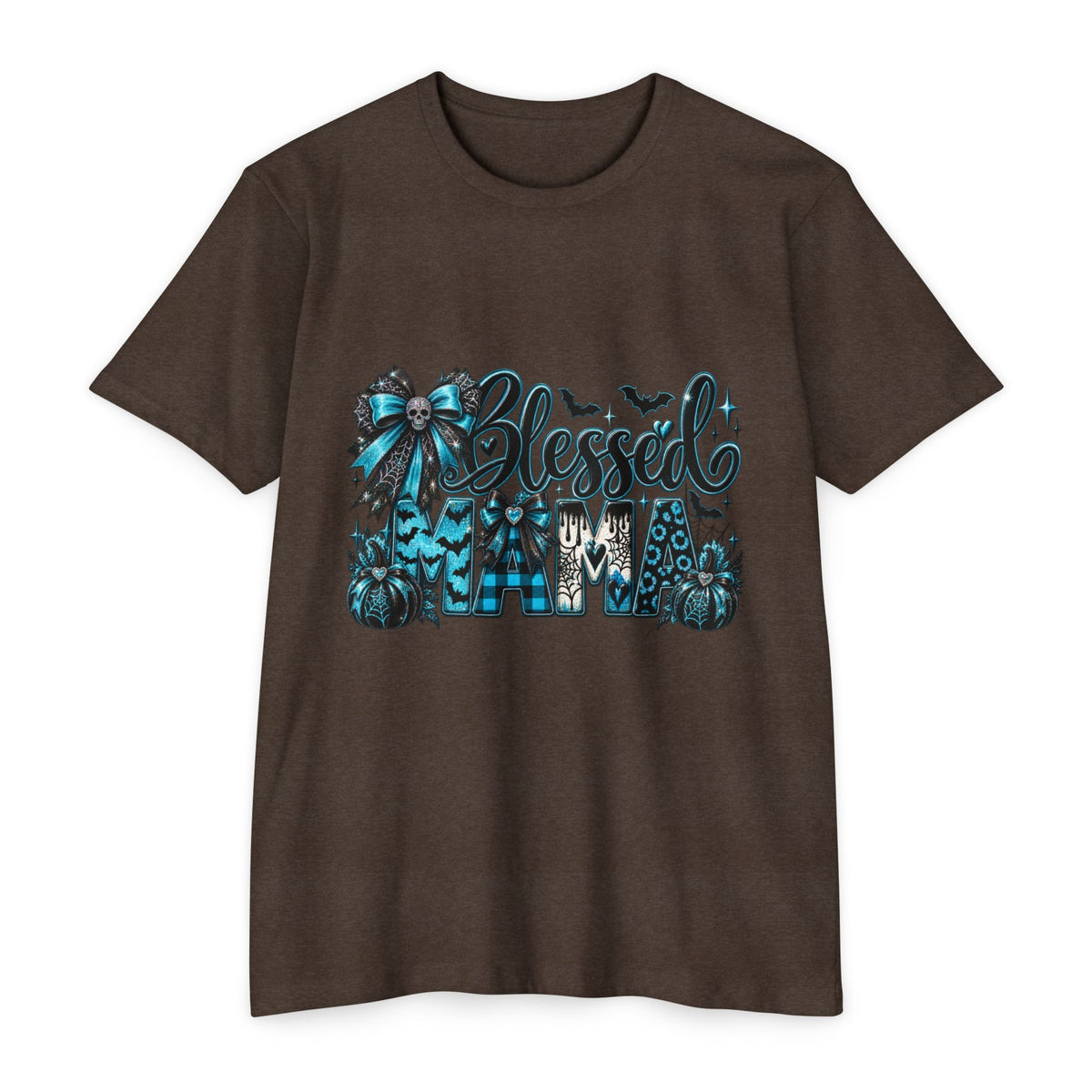 Blessed Homefall T-Shirt — Teal Pumpkin & Fall Gnome Graphic Tee