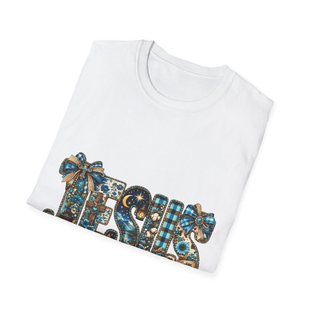 T-Shirt - 'TIS' Holiday Patchwork Design: Festive Vintage Ornaments & Plaid