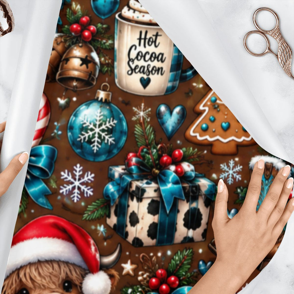 3Pack Gift Wrapping Paper Sheets cows and hot choclate wallpaper