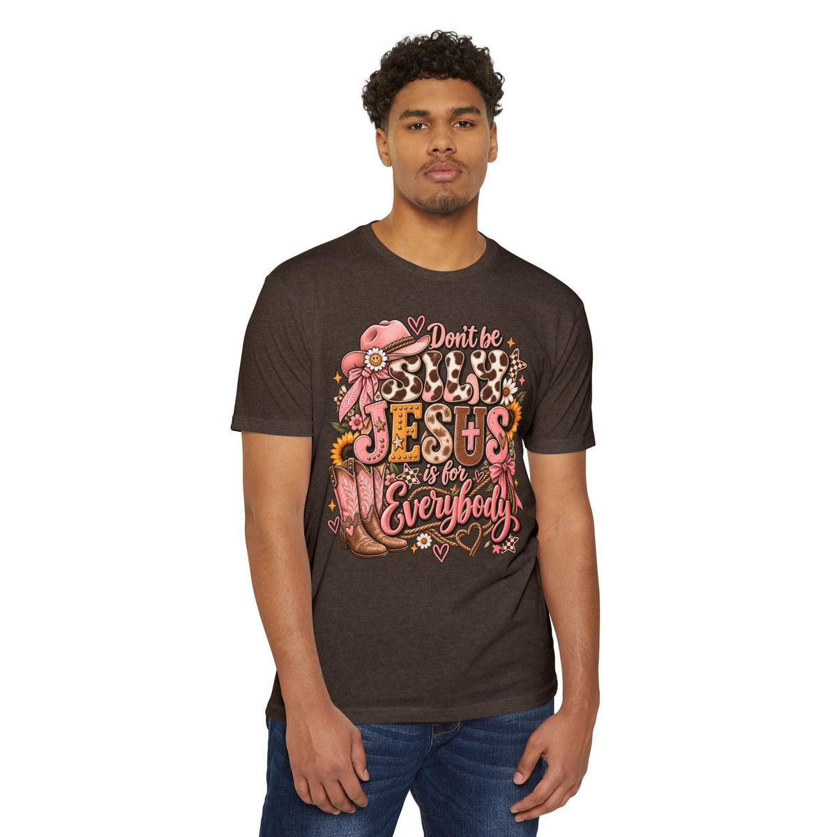 Christian Western T-Shirt — "Don't Be Salty, Jesus is for Everybody"
