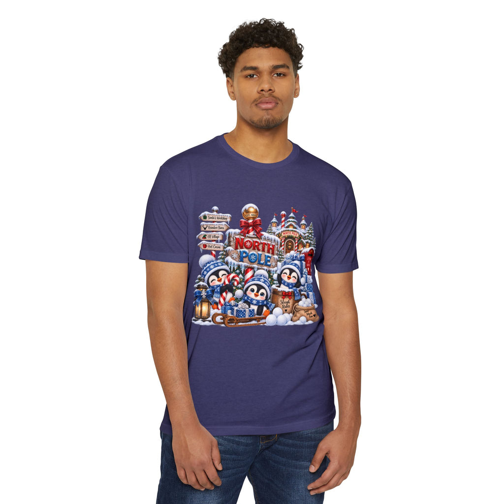 Christmas North Pole Penguins T-Shirt