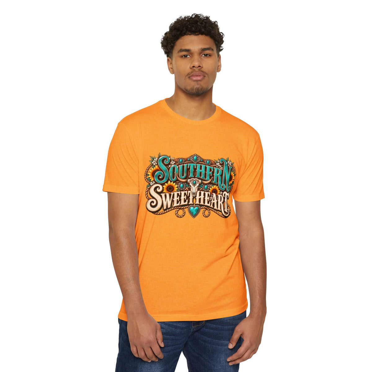 Southern Sweetheart T-Shirt — "Sweet Tea & Sunshine" Graphic Tee