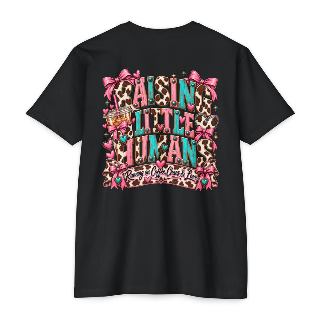 Mama Leopard Bow T-Shirt — Raising Little Humans Cute Graphic Tee