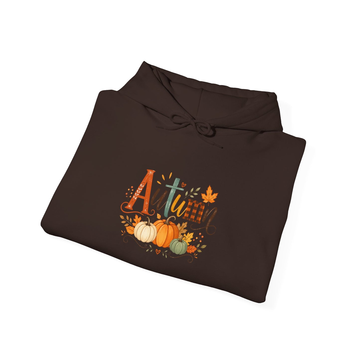 Autumn Pumpkins Hoodie — Cozy Fall Sweatshirt with 'Autumn' Pumpkin Design