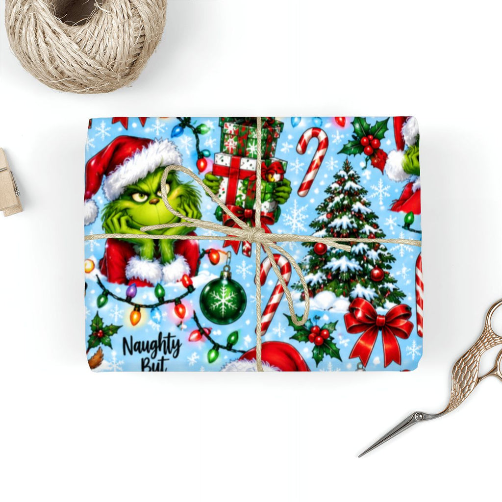 3Pack Gift Wrapping Paper Sheets grinch wallpaper