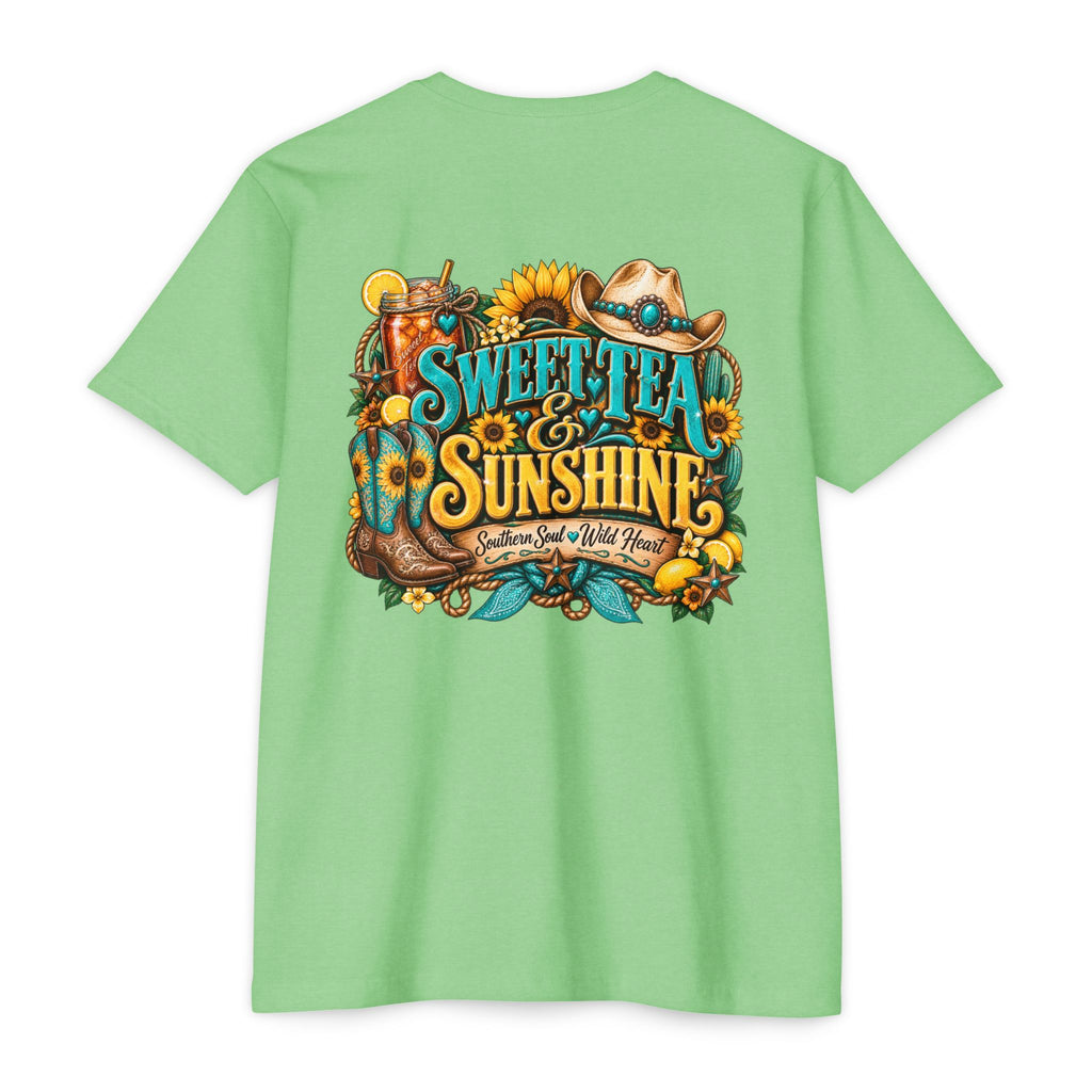 Southern Sweetheart T-Shirt — "Sweet Tea & Sunshine" Graphic Tee
