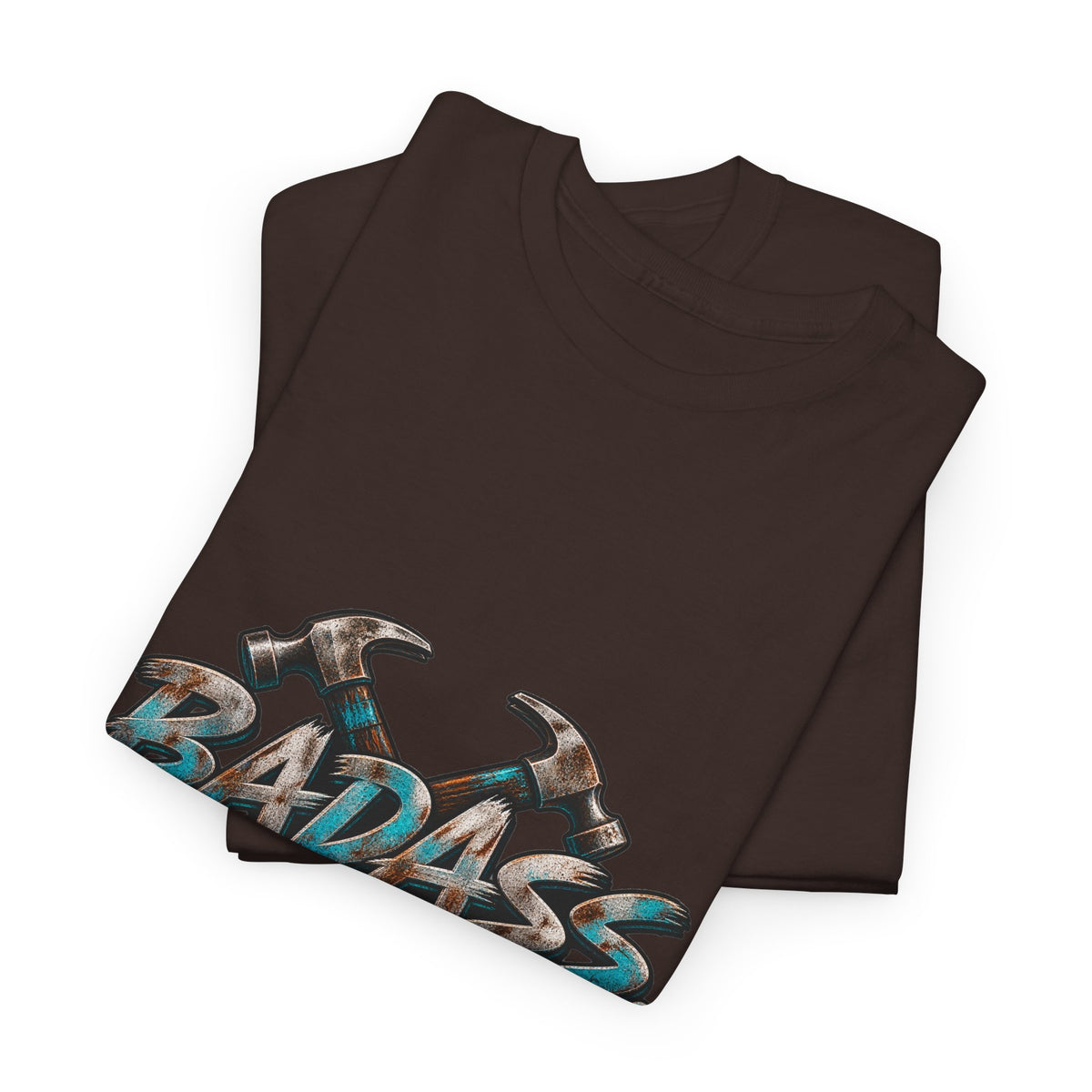 Badass Blue Collar Tee — 'Badass & Blue Collar' Workwear Graphic T‑Shirt