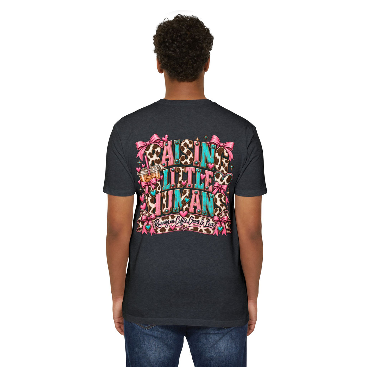 Mama Leopard Bow T-Shirt — Raising Little Humans Cute Graphic Tee