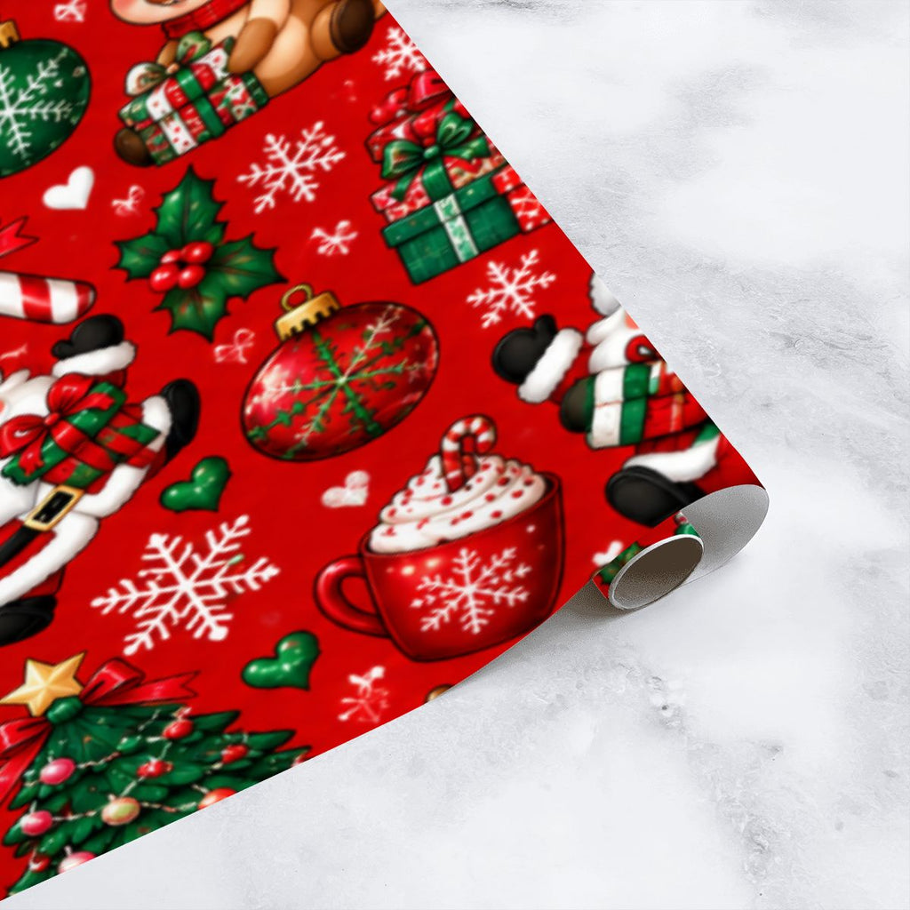 3Pack Gift Wrapping Paper Sheets deer and hot coco wrapping paper