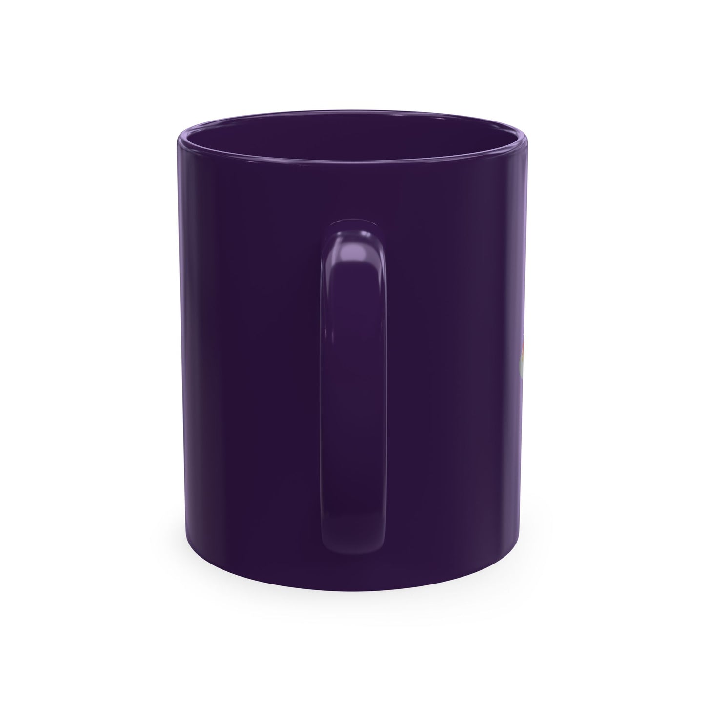 Autism Awareness Ceramic Mug — Rainbow Heart Puzzle Support Cup