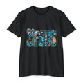 T-Shirt — Rustic Floral 'Blessed' Graphic Tee