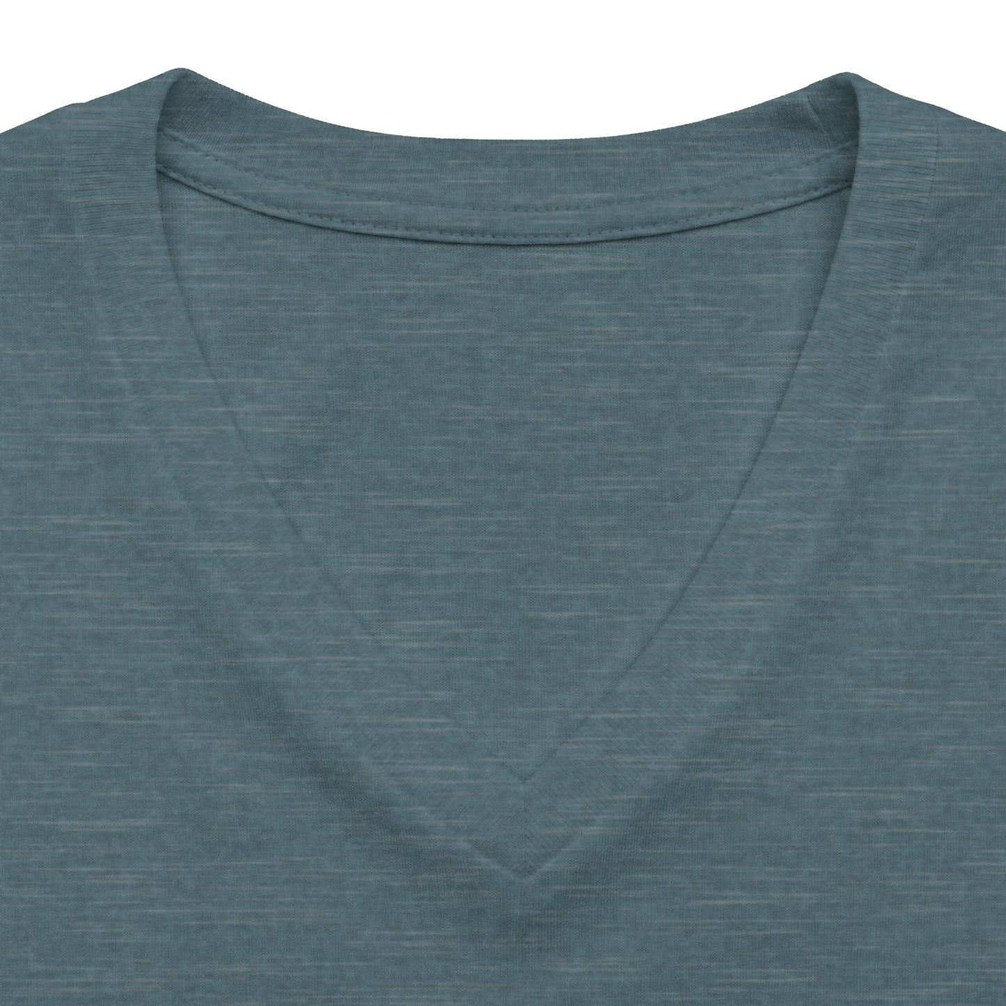 V-Neck Tee — "Raised on Dirt Roads & Jesus" Graphic Women’s Shirt