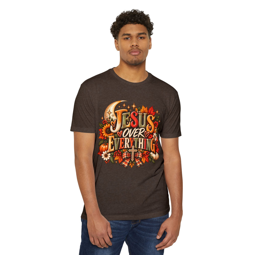 Jesus Over Everything Fall Graphic T-Shirt
