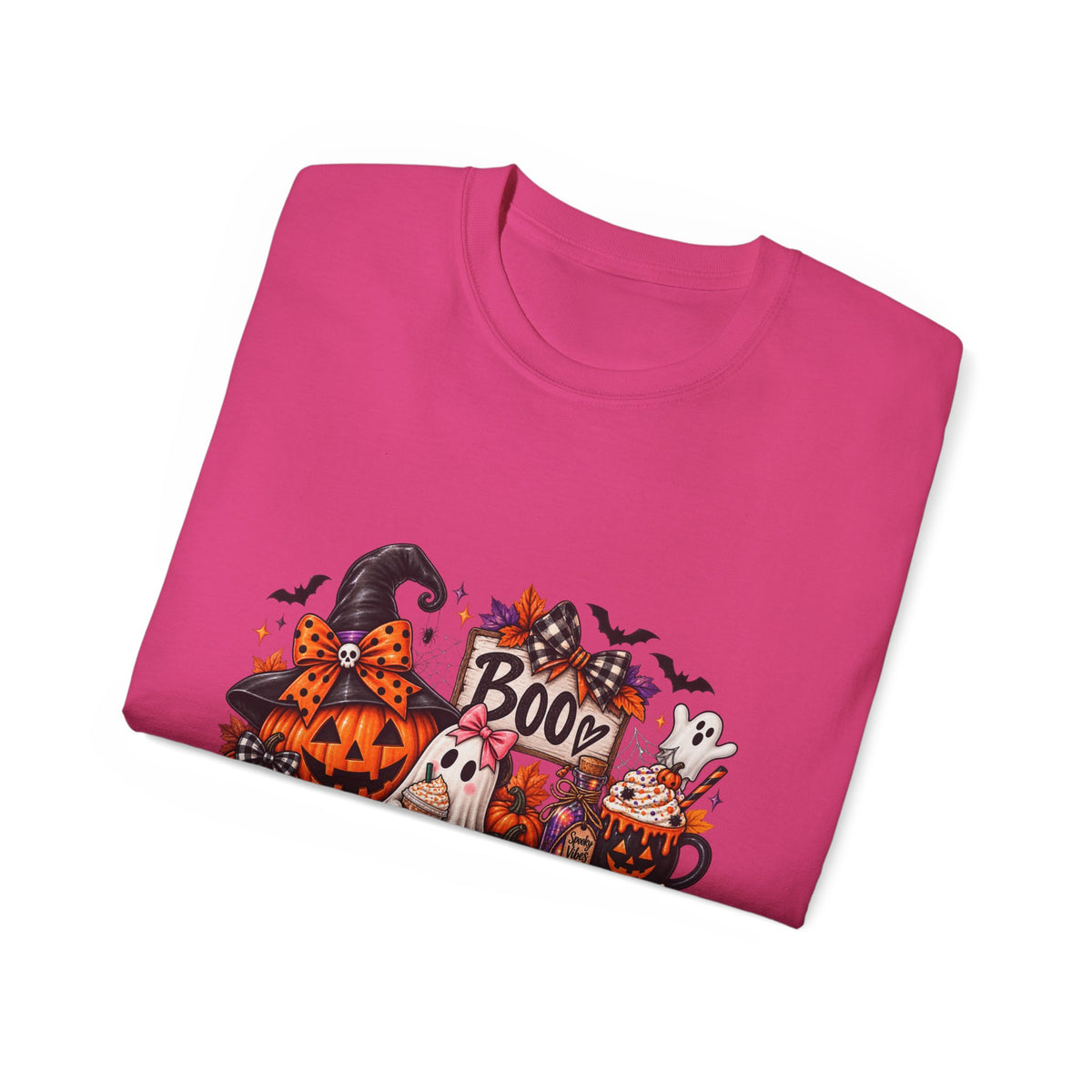 Halloween Boo Pumpkin Ghost T‑Shirt — Cute Spooky Fall Tee