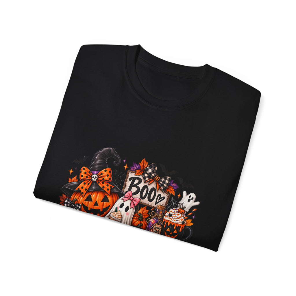 Halloween Boo Pumpkin Ghost T‑Shirt — Cute Spooky Fall Tee