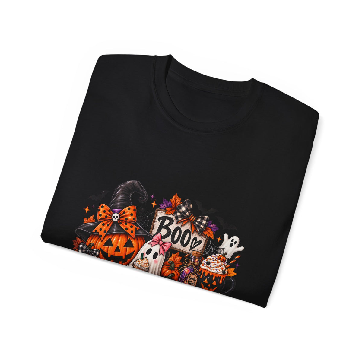 Halloween Boo Pumpkin Ghost T‑Shirt — Cute Spooky Fall Tee