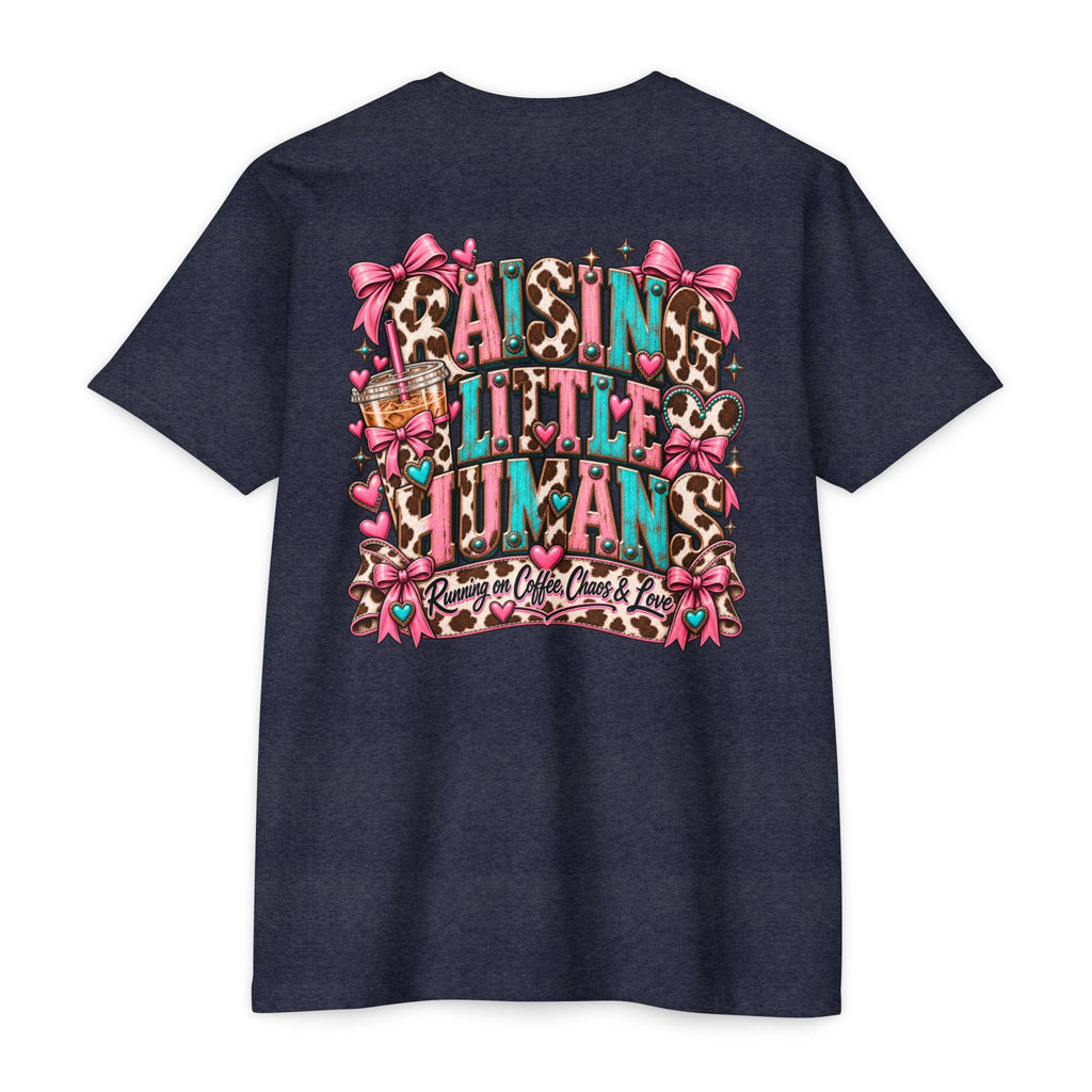 Mama Leopard Bow T-Shirt — Raising Little Humans Cute Graphic Tee