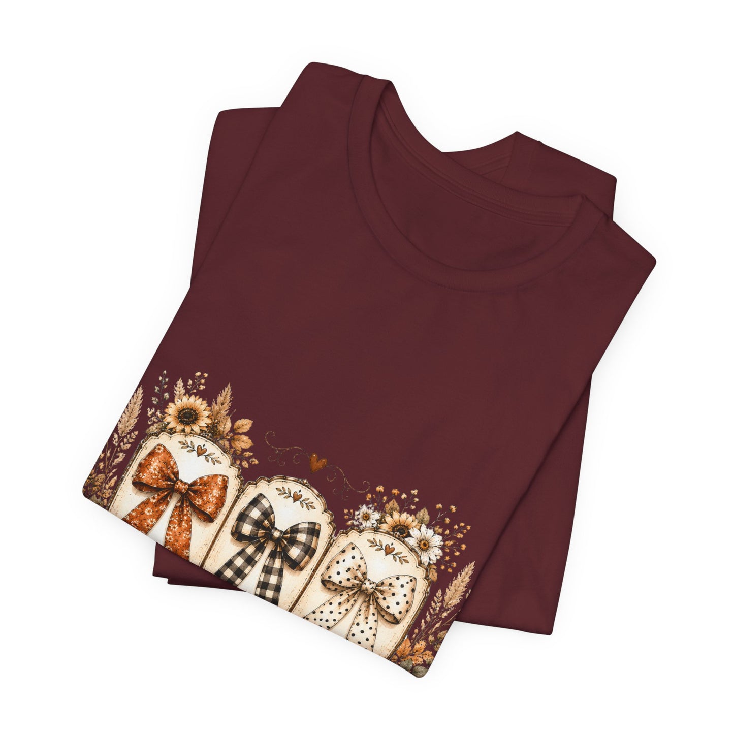 Thankful Grateful Blessed Fall Tee