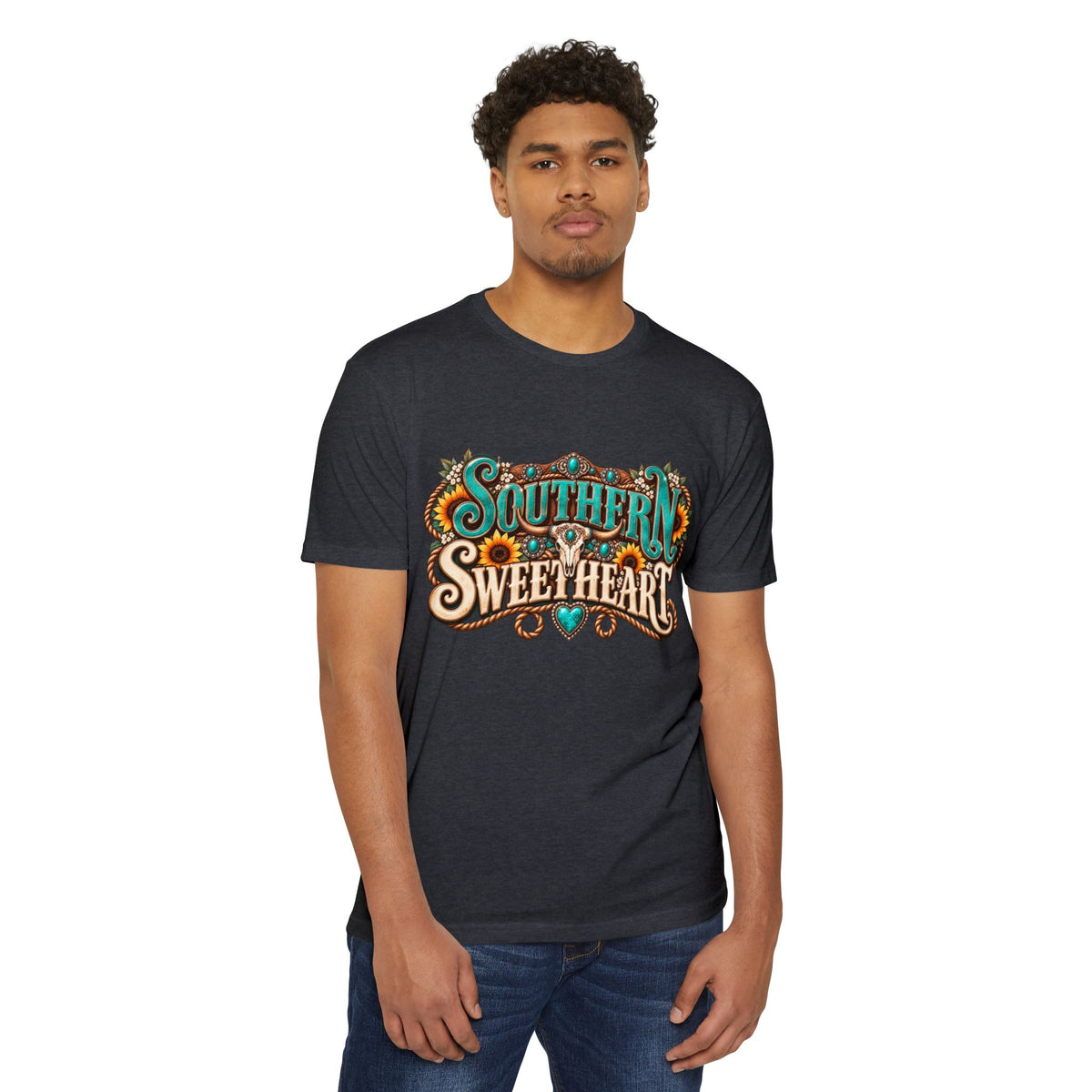 Southern Sweetheart T-Shirt — "Sweet Tea & Sunshine" Graphic Tee