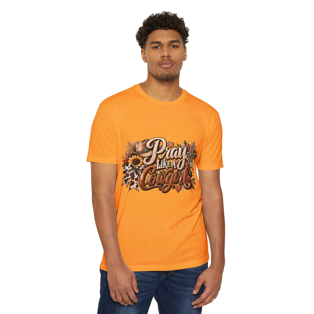 Pray Like a Cowgirl T‑Shirt