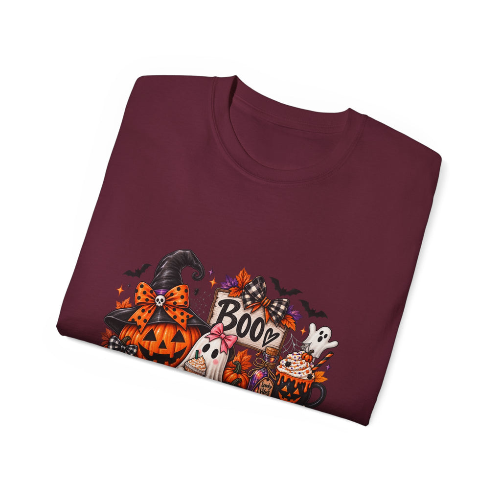 Halloween Boo Pumpkin Ghost T‑Shirt — Cute Spooky Fall Tee