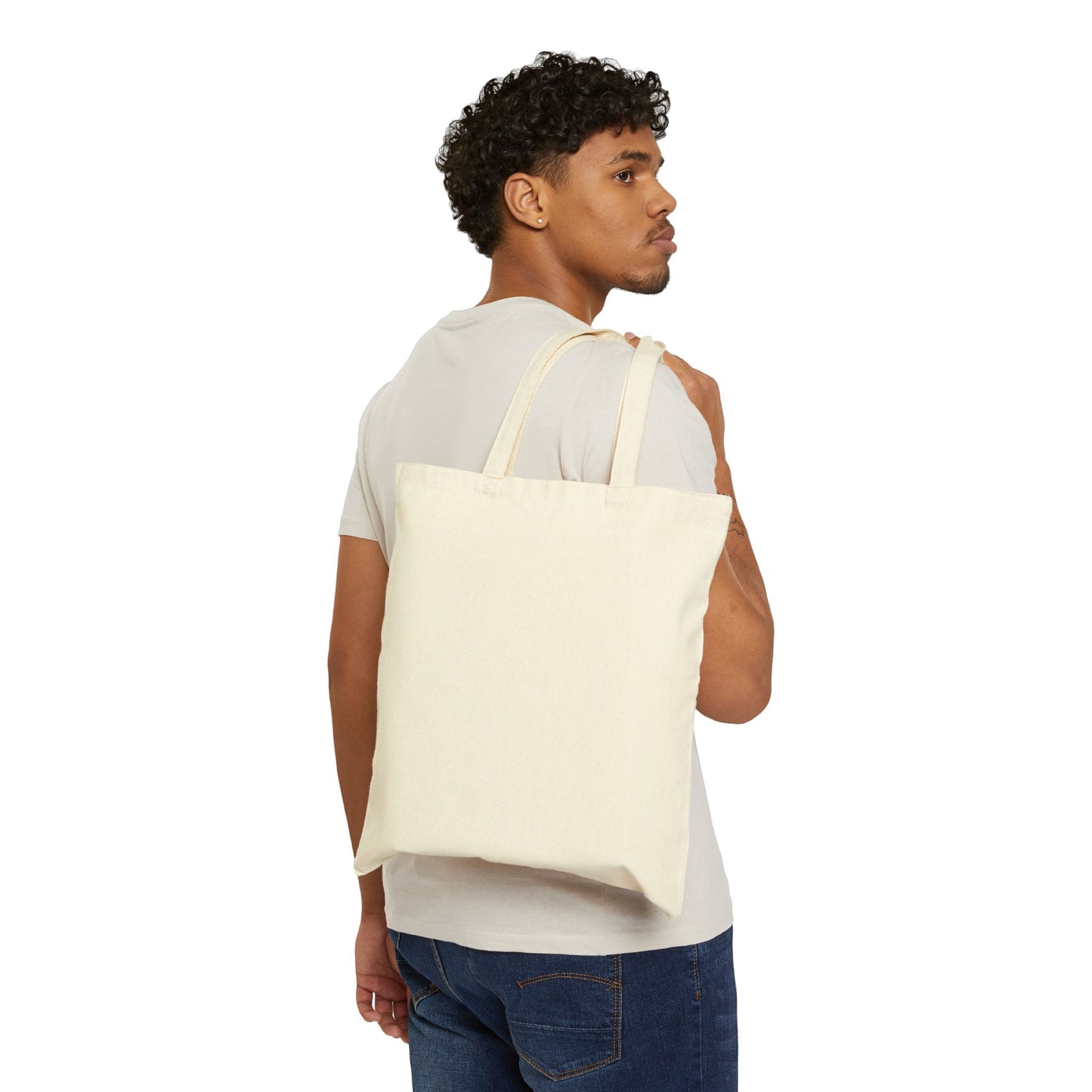 Thankful Fall Tote Bag – Pumpkin & Sunflower Cotton Canvas Grocery Tote