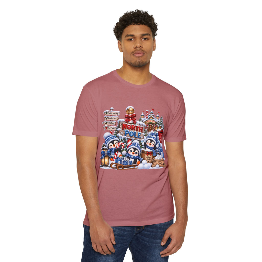 Christmas North Pole Penguins T-Shirt