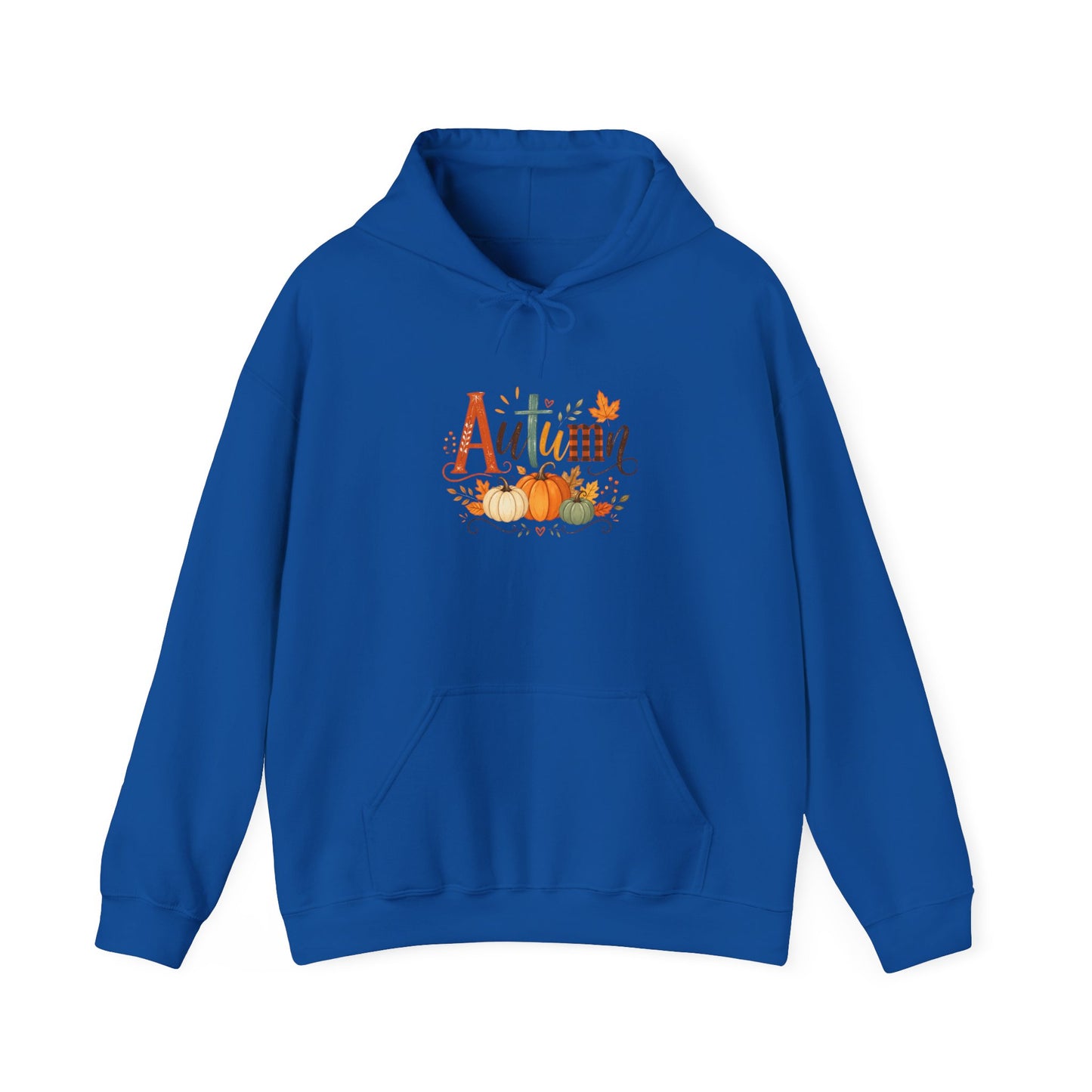 Autumn Pumpkins Hoodie — Cozy Fall Sweatshirt with 'Autumn' Pumpkin Design