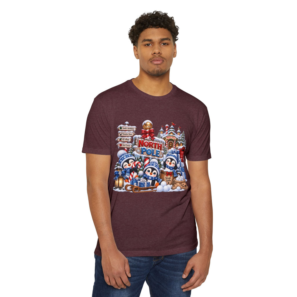 Christmas North Pole Penguins T-Shirt
