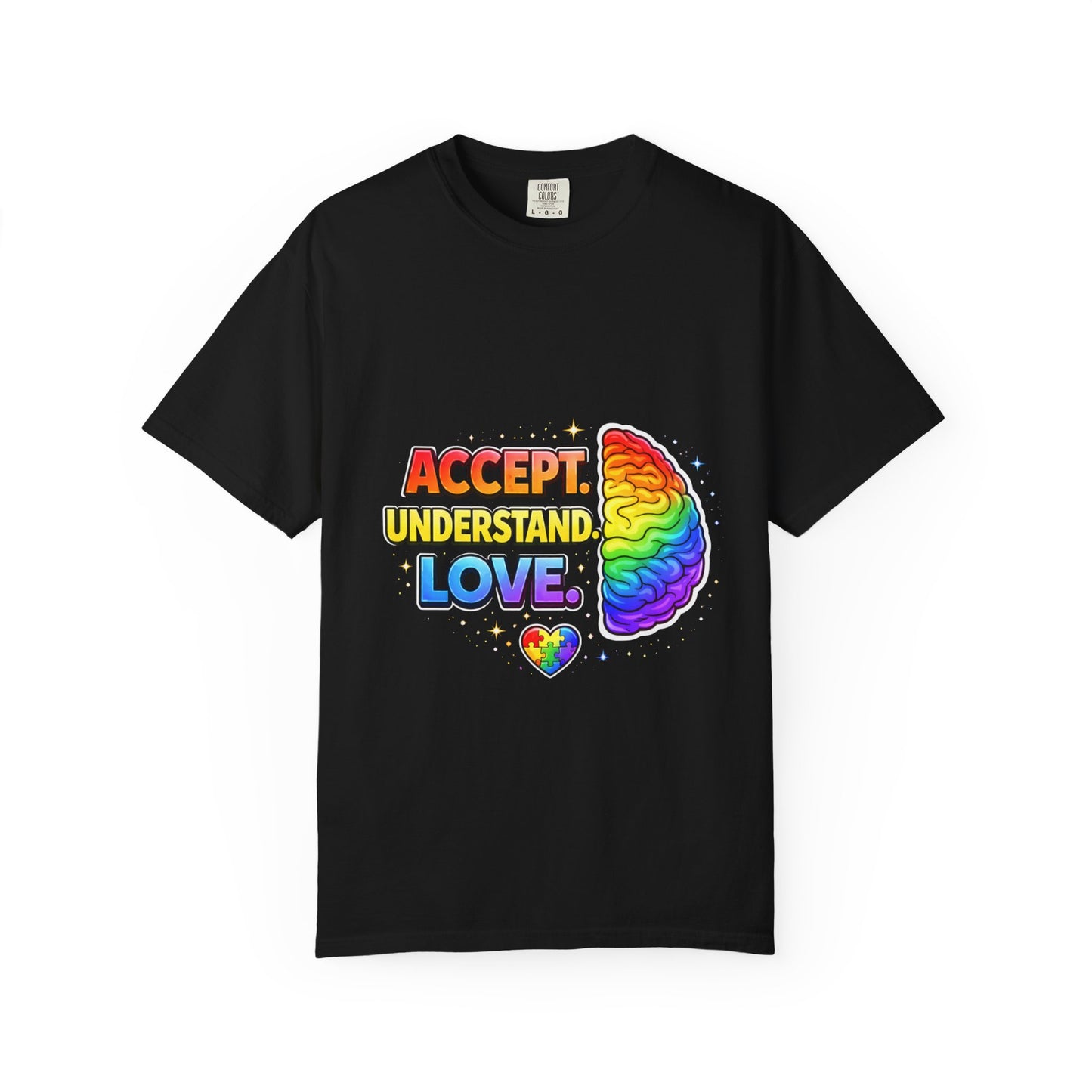 Pride "Accept, Respect, Love" Rainbow T-Shirt