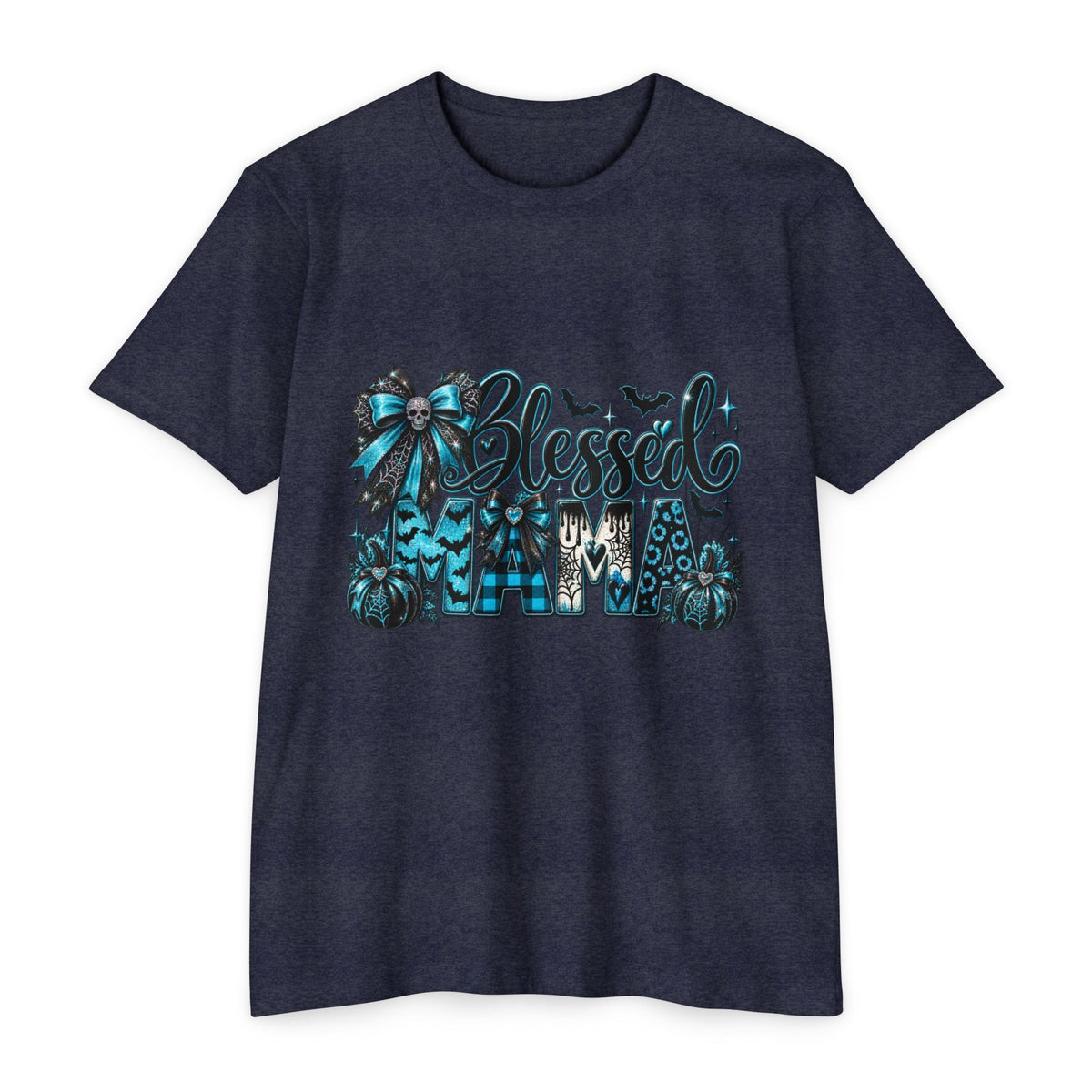 Blessed Homefall T-Shirt — Teal Pumpkin & Fall Gnome Graphic Tee
