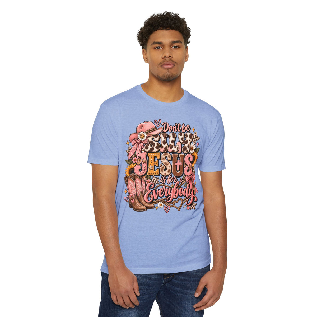 Christian Western T-Shirt — "Don't Be Salty, Jesus is for Everybody"