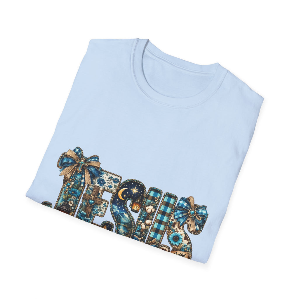 T-Shirt - 'TIS' Holiday Patchwork Design: Festive Vintage Ornaments & Plaid