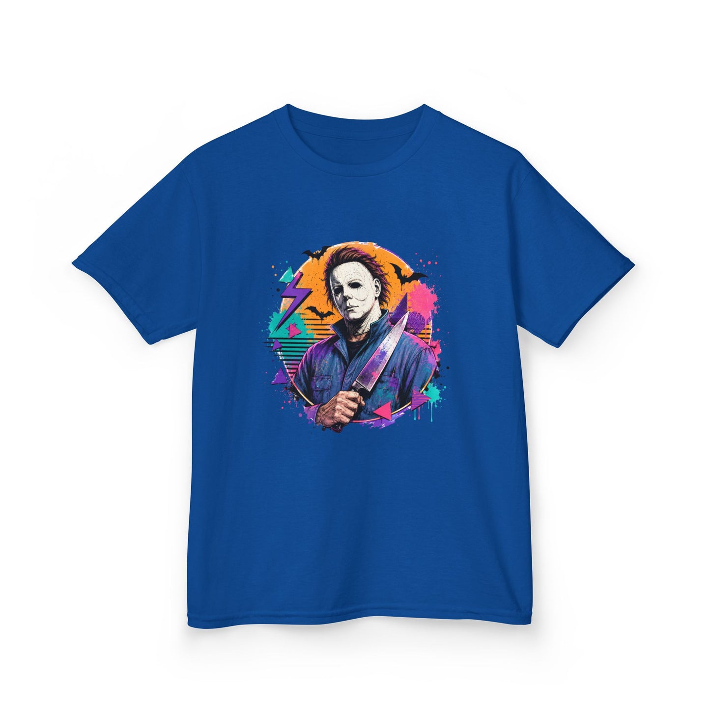 Kids T-Shirt — Colorful Retro Michael Myers Horror Tee