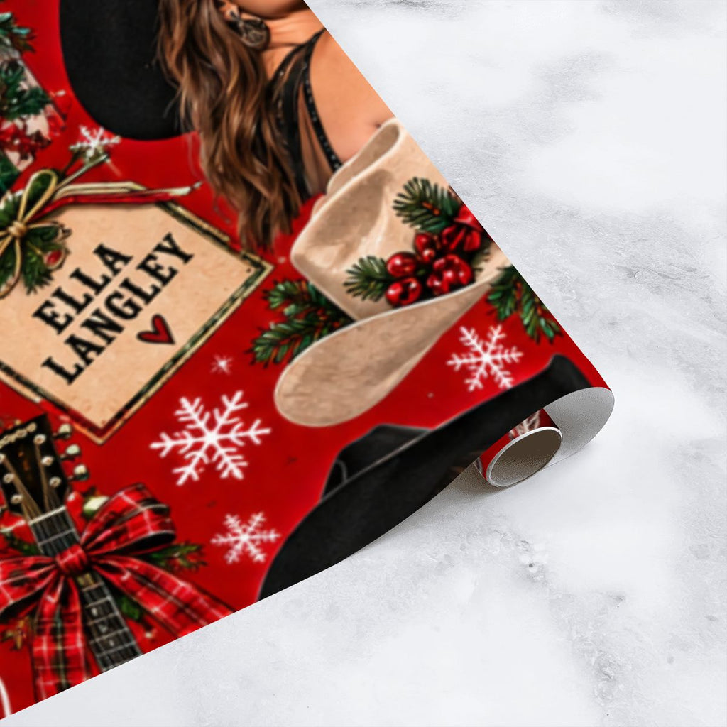 3Pack Gift Wrapping Paper Sheets ella langley christmas