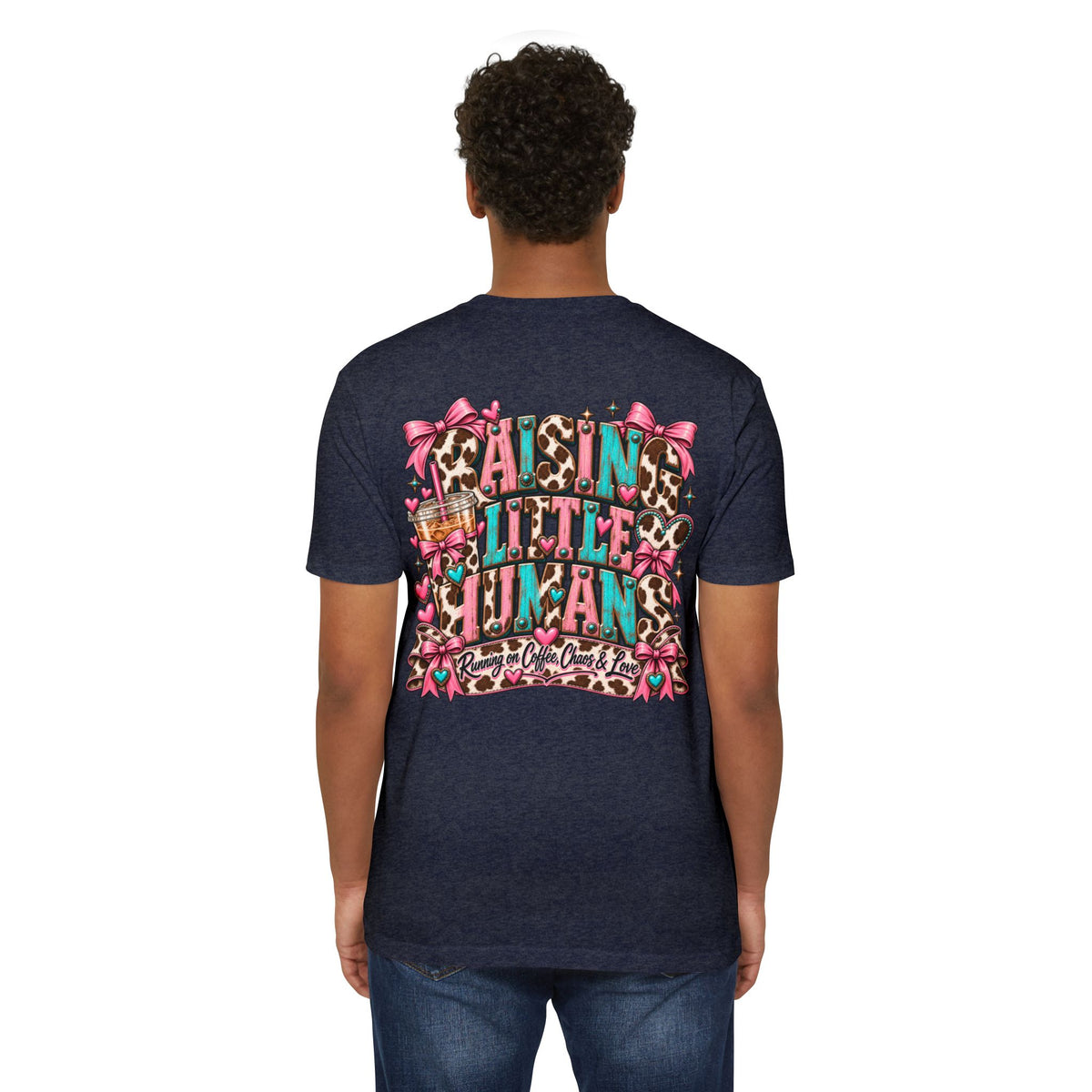 Mama Leopard Bow T-Shirt — Raising Little Humans Cute Graphic Tee