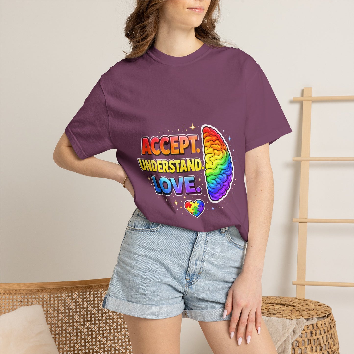 Pride "Accept, Respect, Love" Rainbow T-Shirt