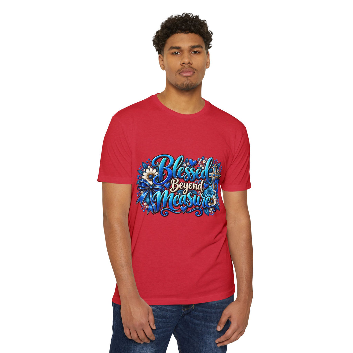 Blessed Beyond Measure T-Shirt — Faith Floral Design