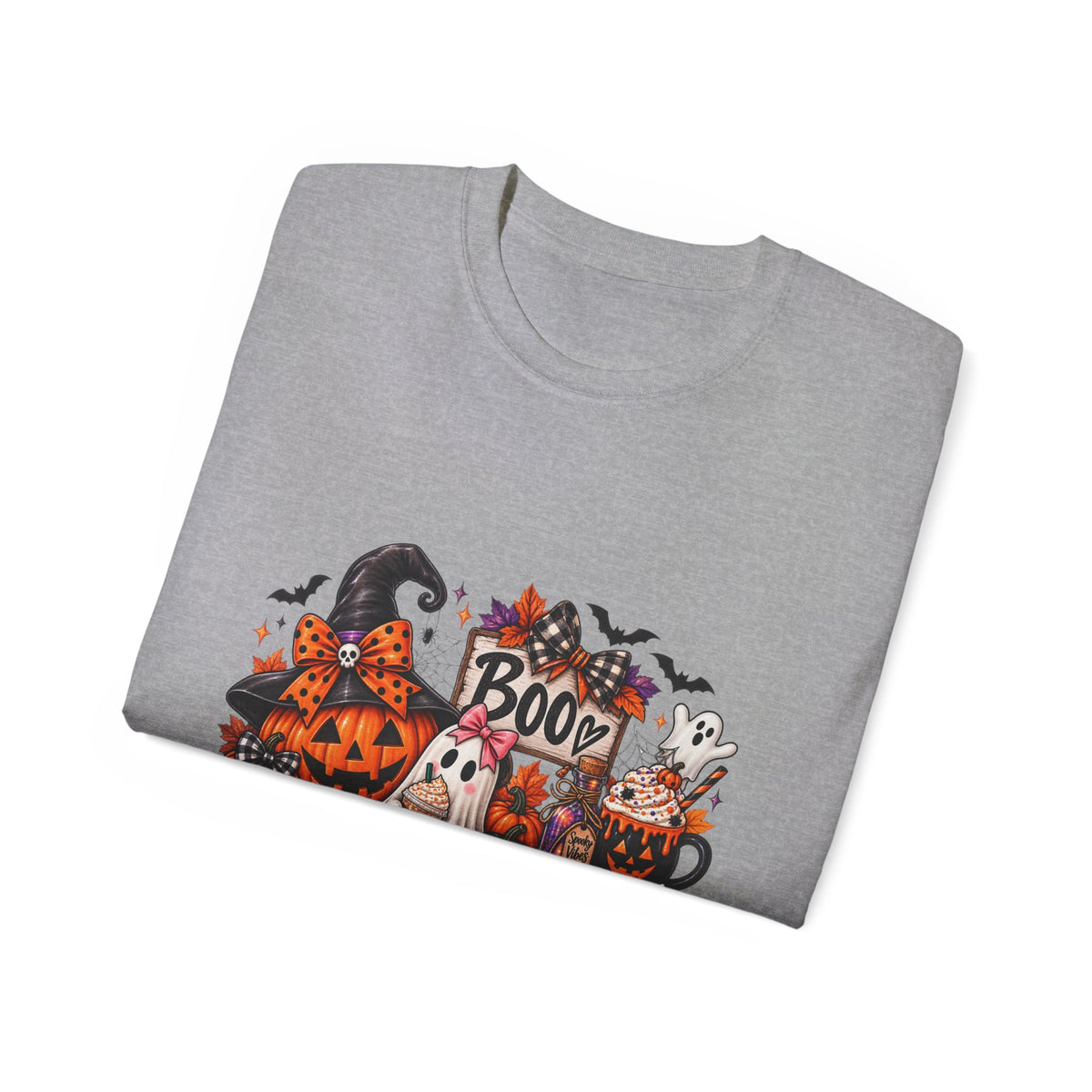 Halloween Boo Pumpkin Ghost T‑Shirt — Cute Spooky Fall Tee