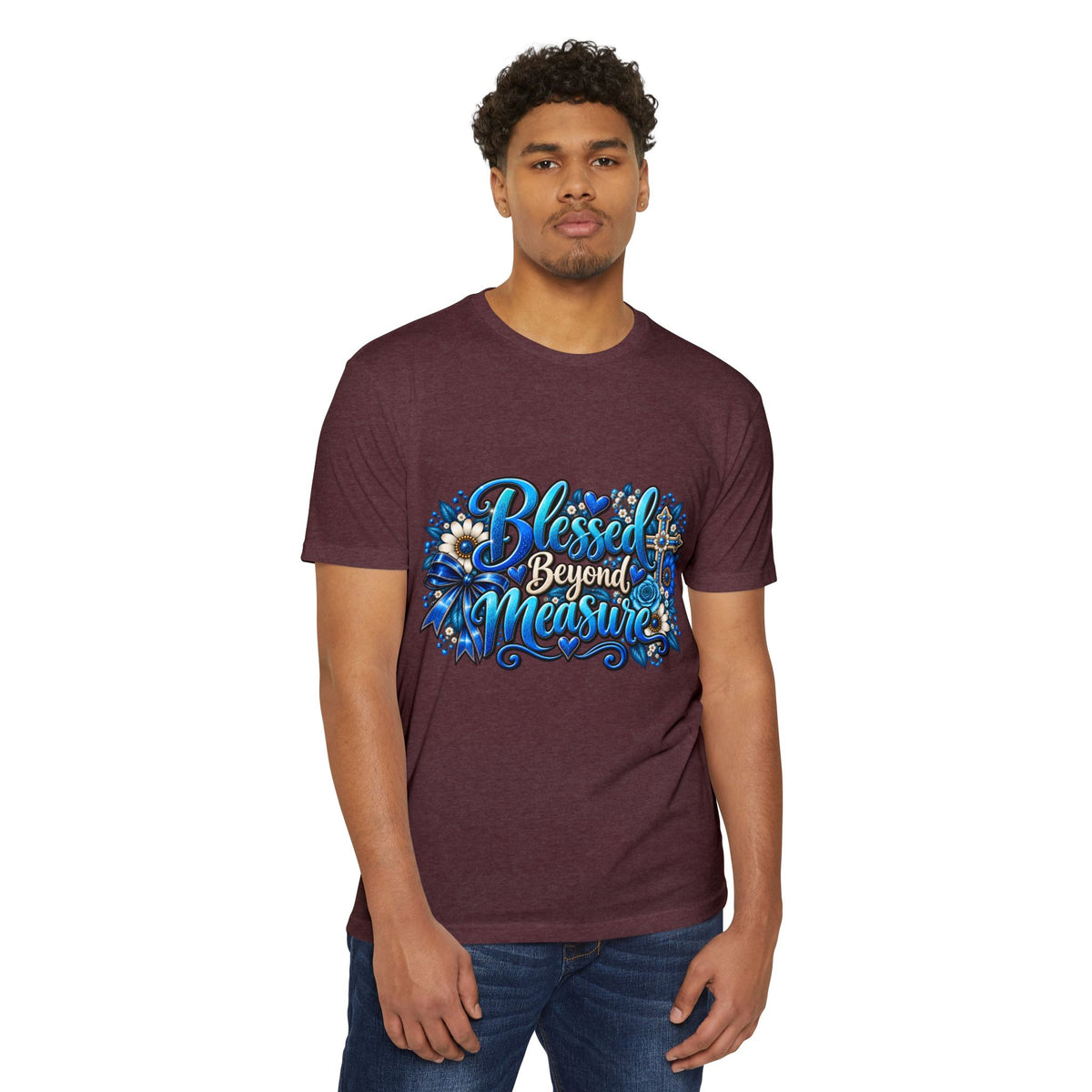 Blessed Beyond Measure T-Shirt — Faith Floral Design
